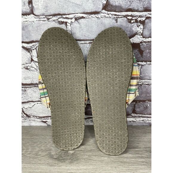 Sanuk You Got My Back Canvas Slip On Multicolor Mules Womens sz 10M US/41EU - Picture 13 of 16